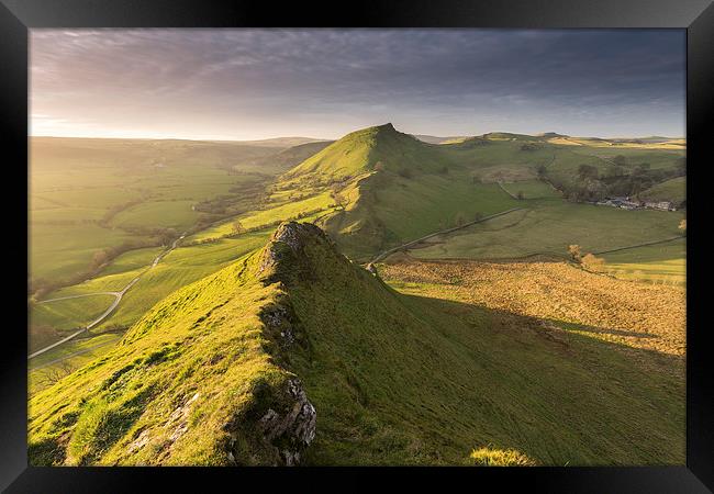 Parkhouse Hill Sunset Framed Print by James Grant