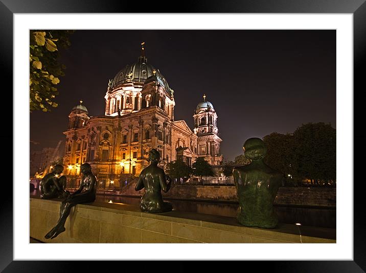 Berlin Dom Framed Mounted Print by James Mc Quarrie