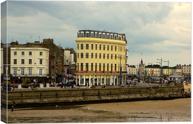 Margate = The Seafront Canvas Print by Philip Pound