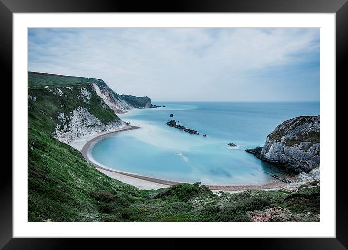 Man of War Bay Framed Mounted Print by Rhys Parker