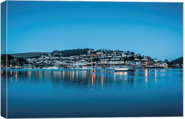 Dartmouth’s Stunning Harbour Canvas Print by Rhys Parker