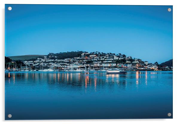 Dartmouth’s Stunning Harbour Acrylic by Rhys Parker