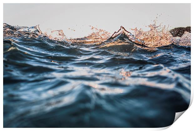Penzance Waves Print by Rhys Parker