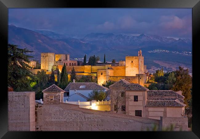 Alhambra Palace Granada Framed Print by Philip Pound