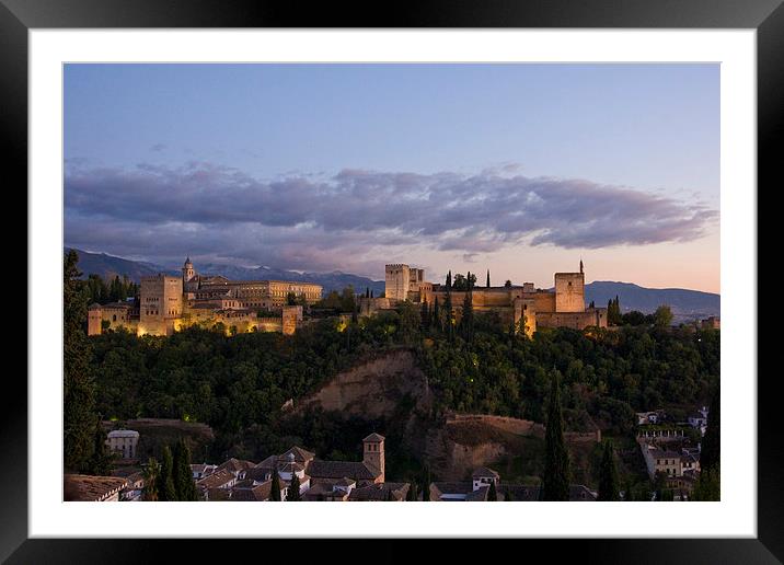 Granada Alhambra Palace Framed Mounted Print by Philip Pound