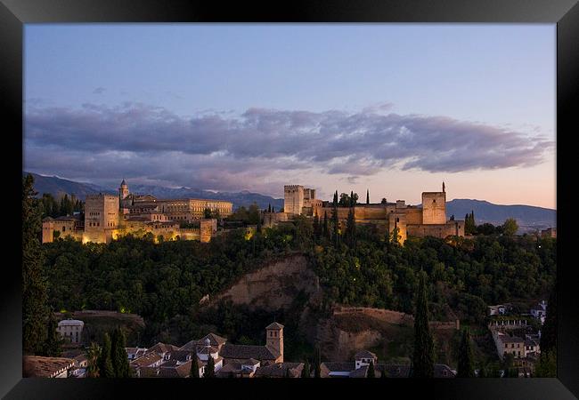 Granada Alhambra Palace Framed Print by Philip Pound