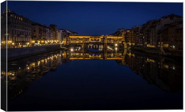 Ponte Vecchio - Florence Canvas Print by Andy McGarry