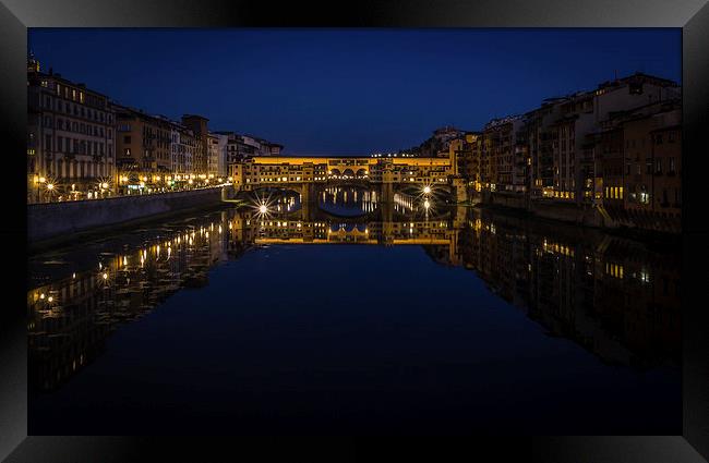 Ponte Vecchio - Florence Framed Print by Andy McGarry