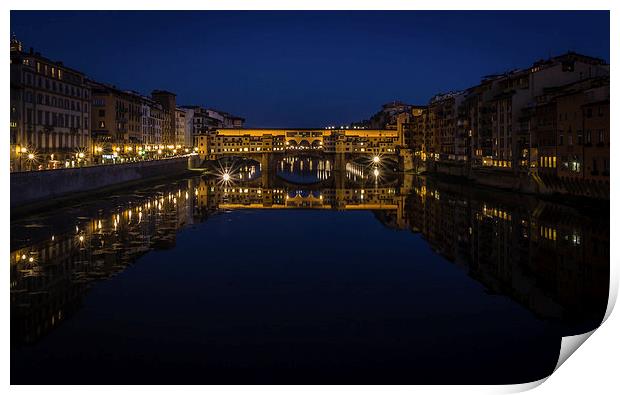 Ponte Vecchio - Florence Print by Andy McGarry