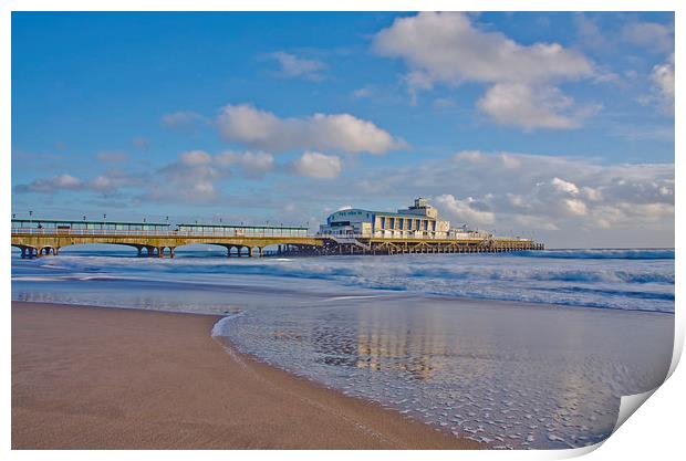 Bournemouth Pier Reflections  Print by Kelvin Futcher 2D Photography
