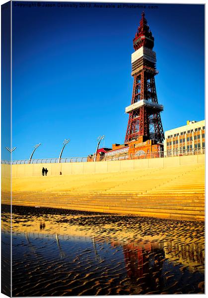 Blackpool Tower Canvas Print by Jason Connolly