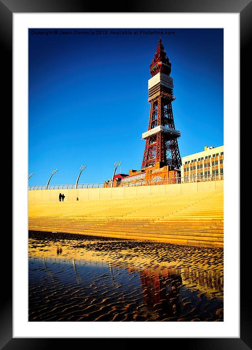 Blackpool Tower Framed Mounted Print by Jason Connolly