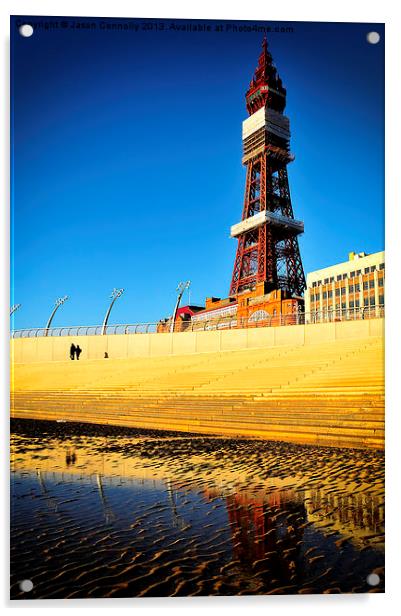 Blackpool Tower Acrylic by Jason Connolly