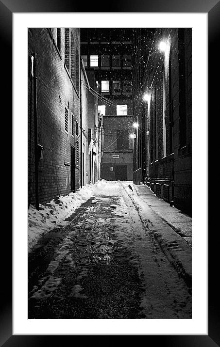 Alley Walks Framed Mounted Print by Johnson's Productions