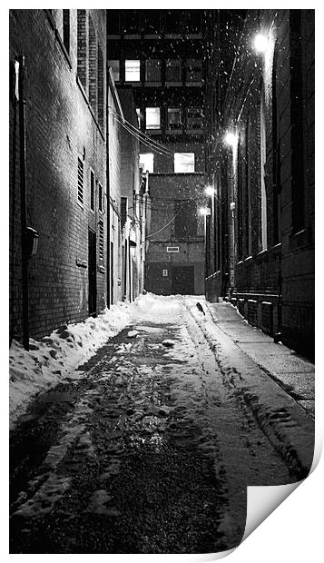 Alley Walks Print by Johnson's Productions