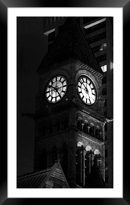 What Time is It Framed Mounted Print by Johnson's Productions