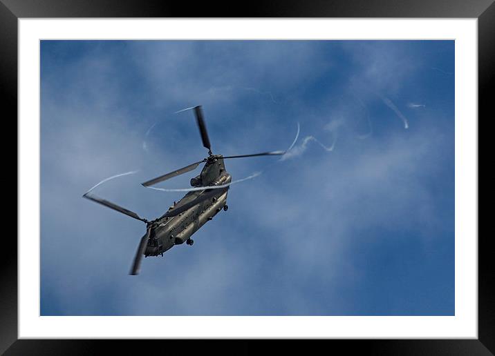 RAF Chinook Framed Mounted Print by Phil Clements