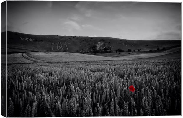 The Long Man Canvas Print by Phil Clements