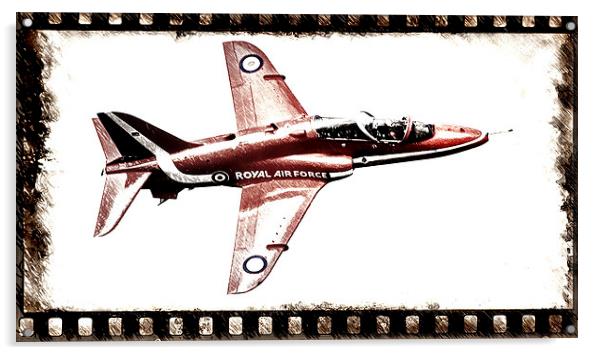 Plane on Film Acrylic by Fraser Hetherington