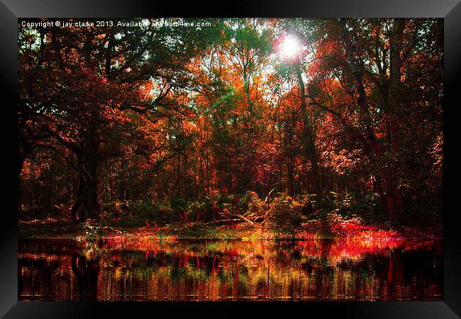 tranquillity Framed Print by jay clarke