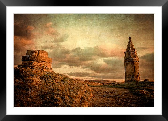 Hartshead Pike Framed Mounted Print by Andy McGarry