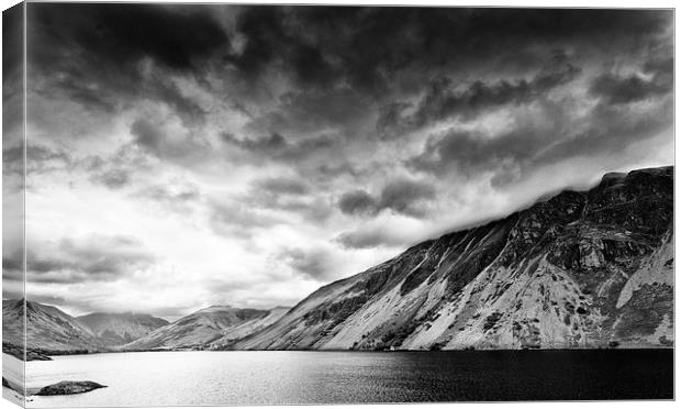 Wastwater looking to Scafell Canvas Print by Greg Marshall
