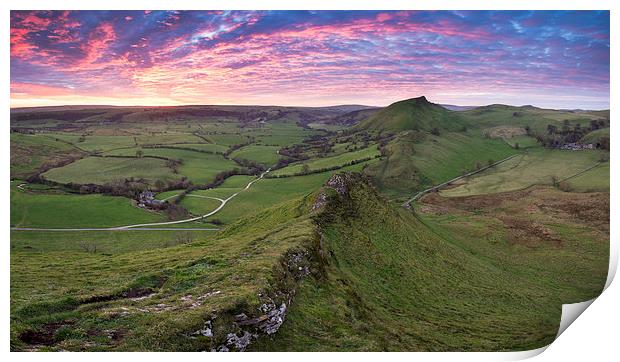 Parkhouse Hill Sunset Print by James Grant