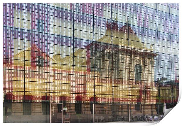 A Lille Reflection Print by Alan Pickersgill