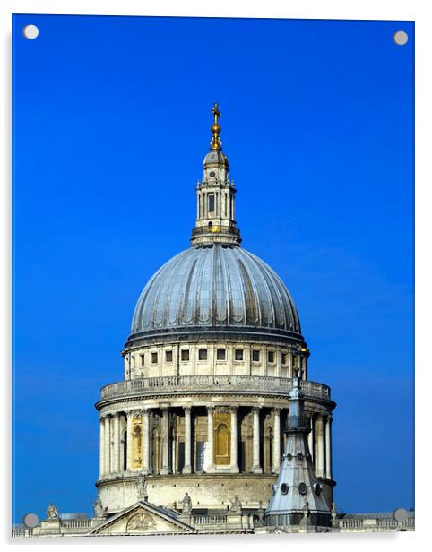 St Pauls Acrylic by Victor Burnside