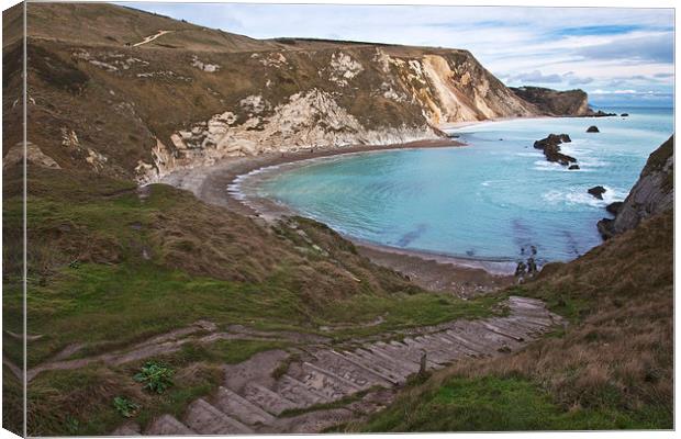 Durdle Door Canvas Print by Graham Custance