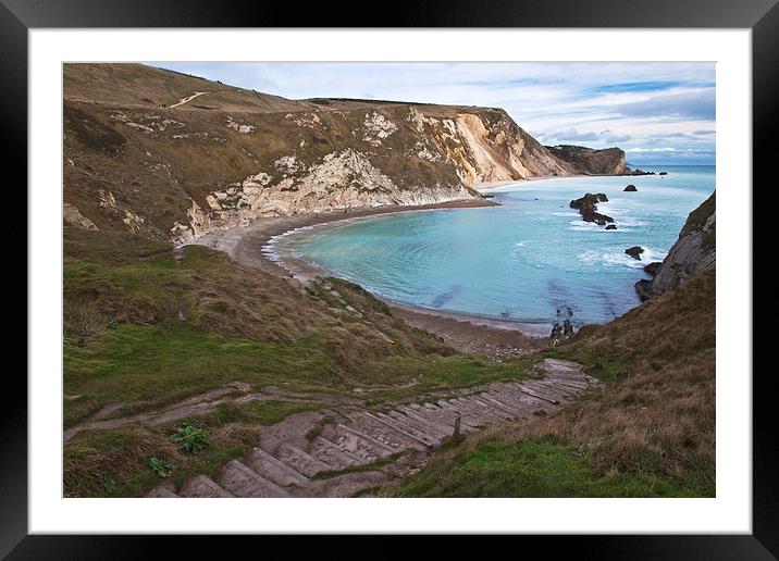 Durdle Door Framed Mounted Print by Graham Custance