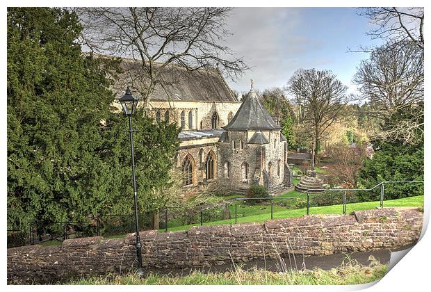 Llandaff Cathedral Print by Dan Davidson