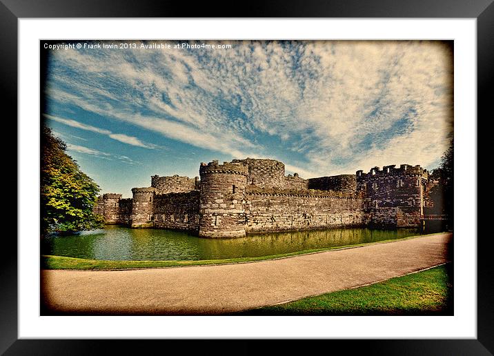 Anglesey’s ancient Beaumaris castle Framed Mounted Print by Frank Irwin