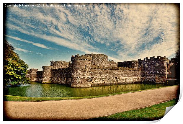 Anglesey’s ancient Beaumaris castle Print by Frank Irwin