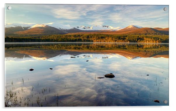 Loch Morlich Scotland Acrylic by Jamie Green
