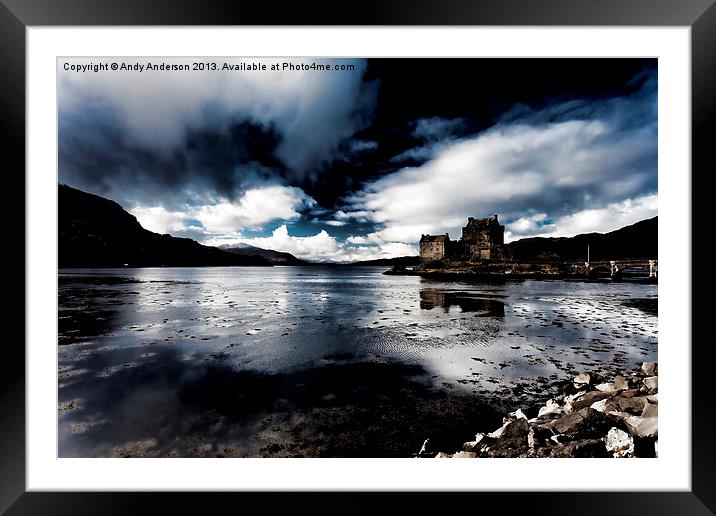 EILEAN DONAN CASTLE Framed Mounted Print by Andy Anderson