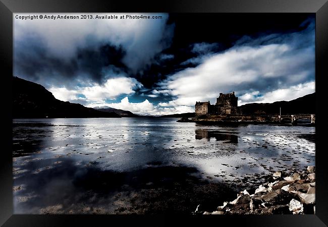 EILEAN DONAN CASTLE Framed Print by Andy Anderson