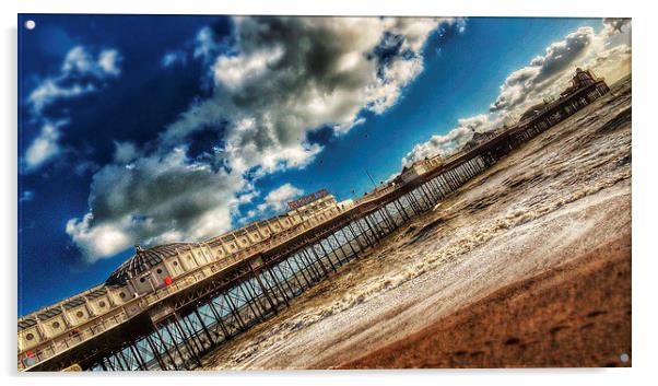 Brighton Pier Acrylic by Scott Anderson