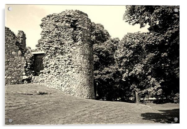 Old Inverlochy Castle Acrylic by Bill Lighterness