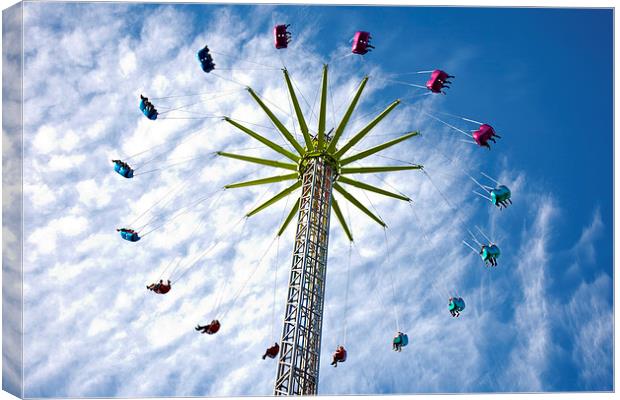 High rise fun ride Canvas Print by Paul Nicholas