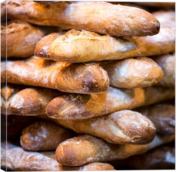 French Bread Canvas Print by Martin Patten