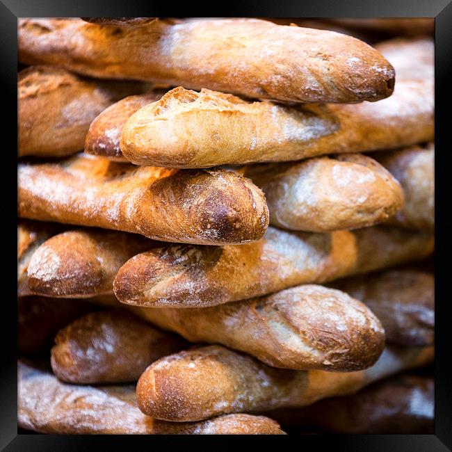 French Bread Framed Print by Martin Patten