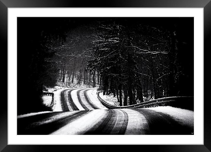 The Long and Winding Road Framed Mounted Print by Chris Lord
