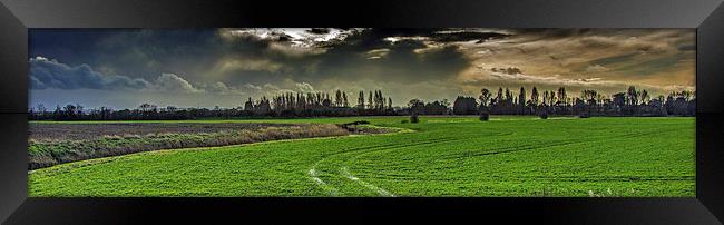 autumn panorama Framed Print by Thanet Photos