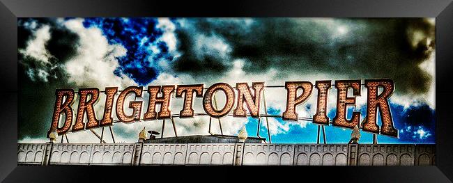 Brighton Pier Framed Print by Scott Anderson