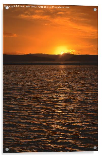 West Kirby (Wirral) Sunset Acrylic by Frank Irwin