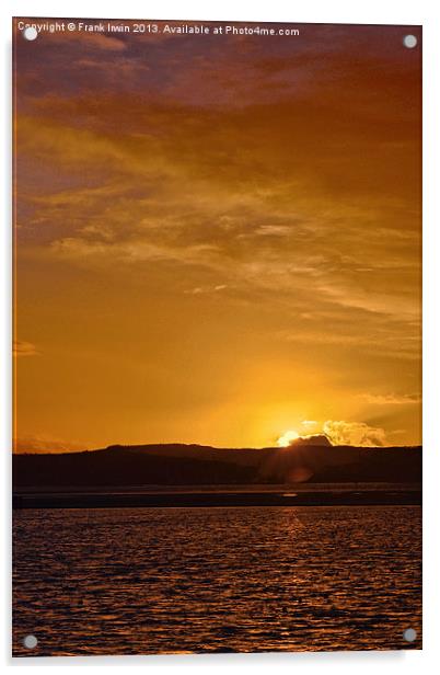 West Kirby (Wirral) Sunset Acrylic by Frank Irwin