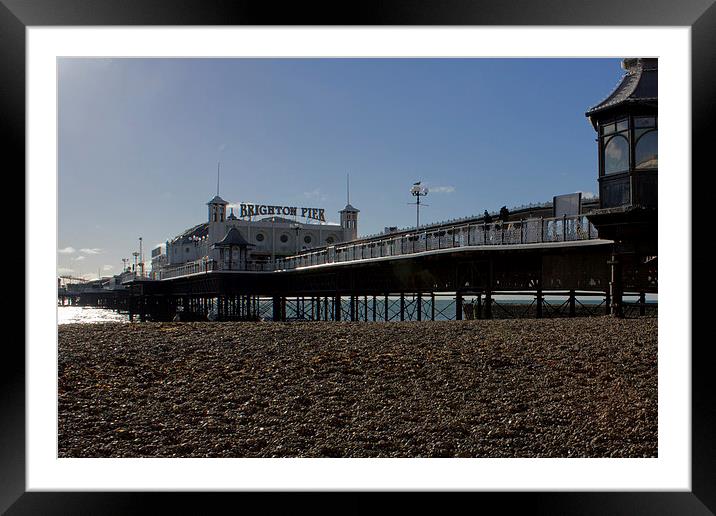 Brighton Palace Pier Framed Mounted Print by James Ward