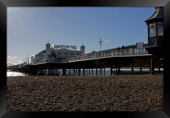 Brighton Palace Pier Framed Print by James Ward