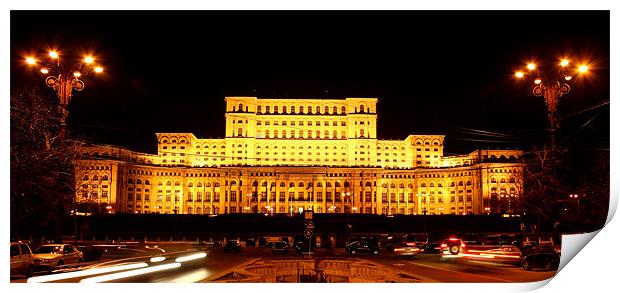 Palace of Parliament Print by Dianana 